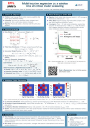 Research Poster: Mutli-location regression as a window into attention model reasoning