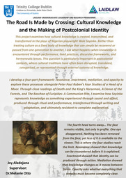 The Road Is Made by Crossing: Cultural Knowledge and the Making of Postcolonial Identity
