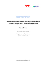 Research Report: Can Brain Waves Redefine Schizophrenia? From Distinct Groups to a Continuous Spectrum