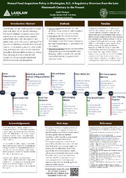 Poster: Natural Food Acquisition Policy in Washington, D.C.: A Regulatory Overview from the Late Nineteenth Century to the Present