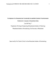 Research Paper - Development of a Humanized and Genomically Scramblable Synthetic Neochromosome Platform for Coenzyme A Biosynthesis Study