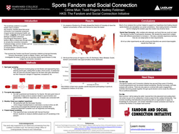 Research Summer 2026 Poster: Sports Fandom and Social Connection
