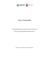 Laidlaw Summer Research Essay