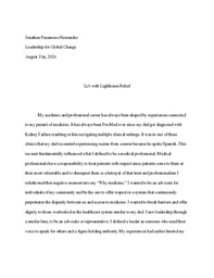 Laidlaw LiA Essay