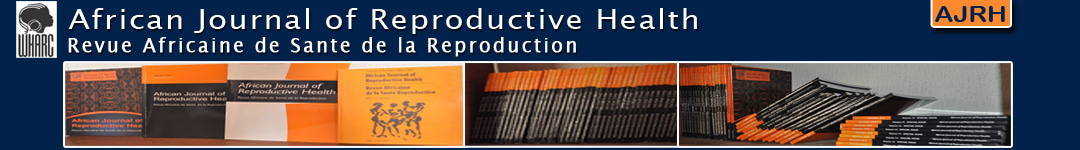 African Journal of Reproductive Health