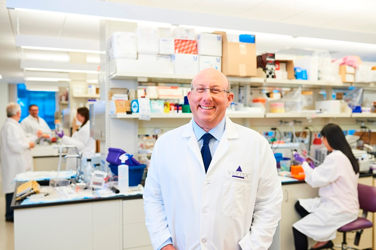 Leiden2 Dr. Jeffrey Leiden, Chairman, President and Chief Executive Officer of Vertex Pharmaceuticals photographed in July 2017 for Forbes.