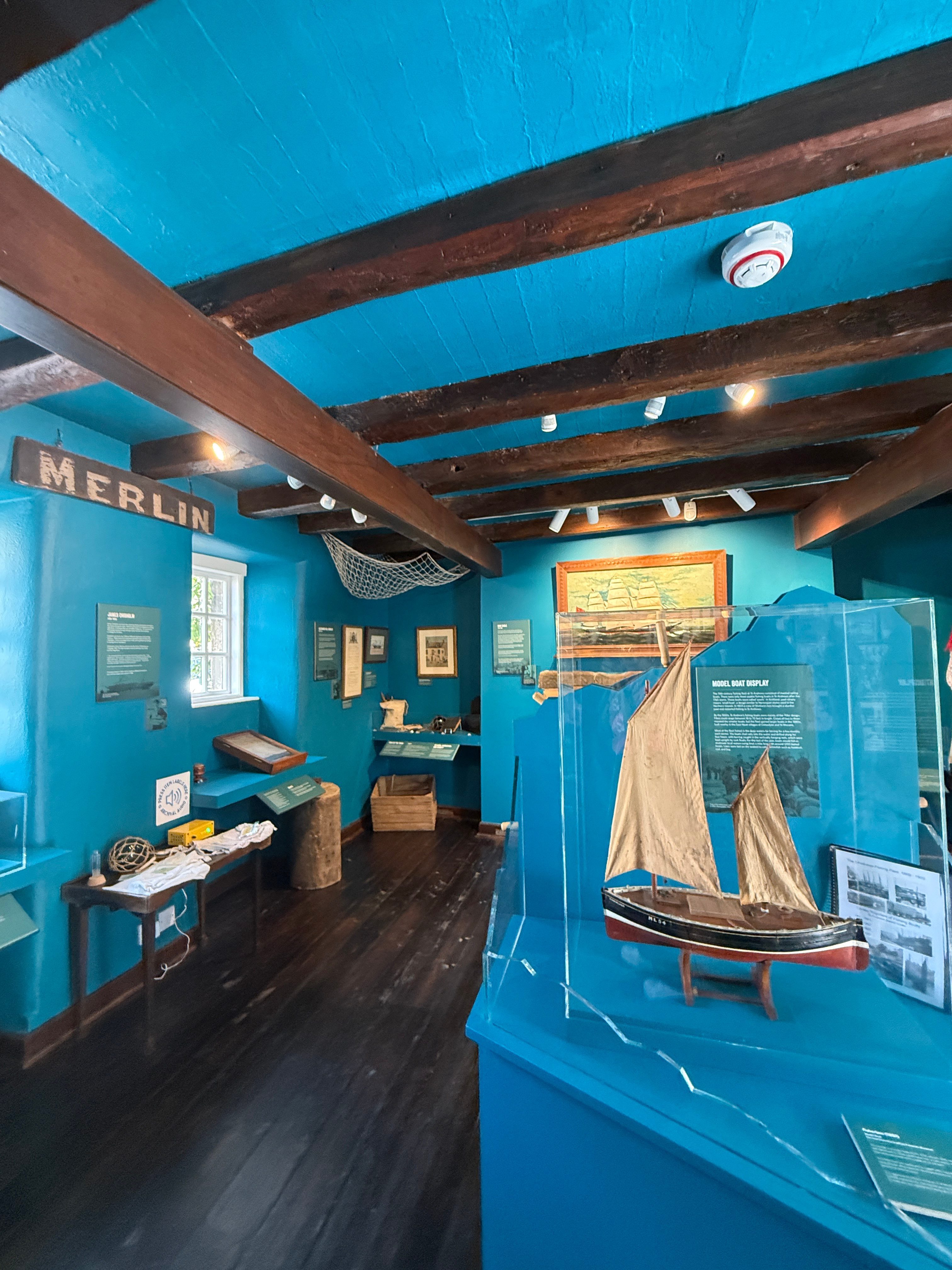 St. Andrews Heritage Museum Boat display