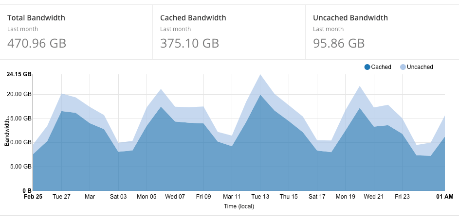 Cache statistics