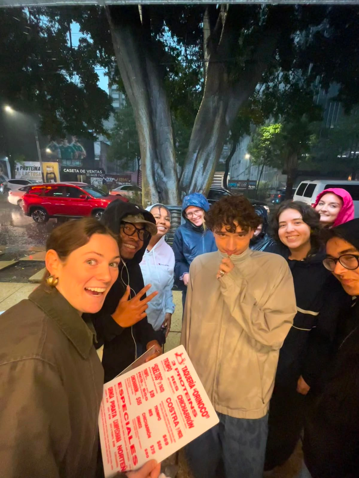 Rainy tacos