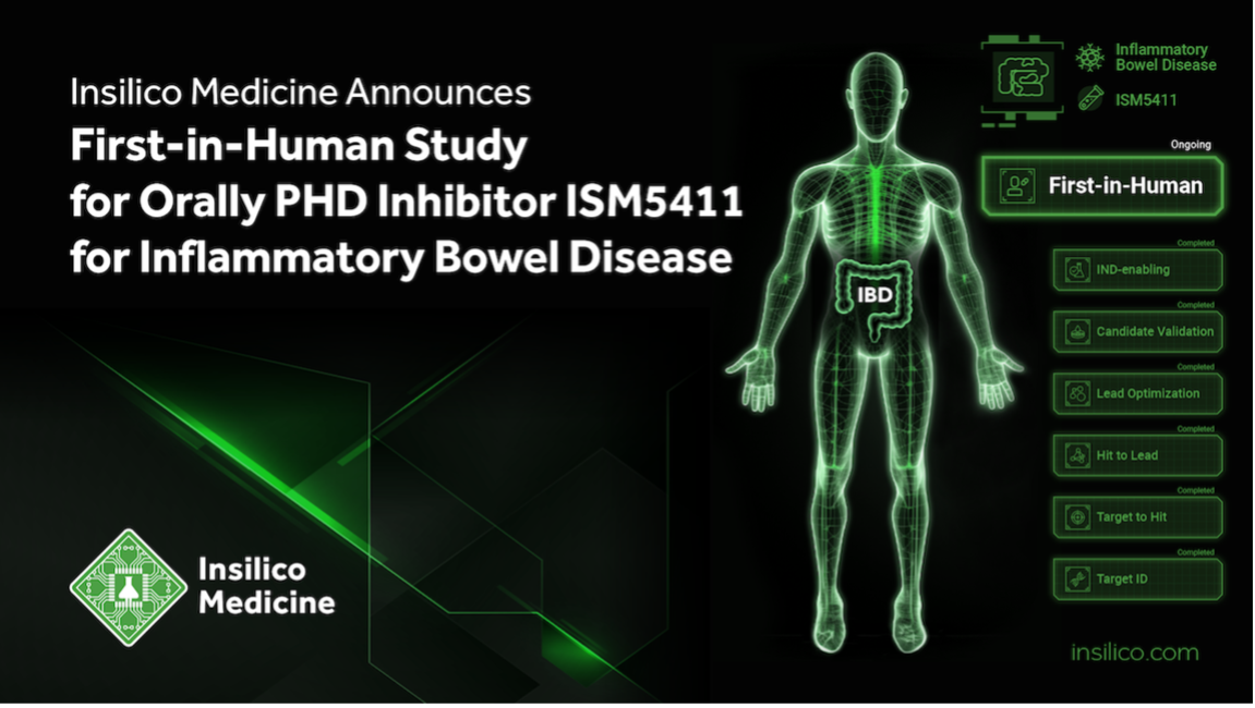 Insilico Medicine recently announced that ISM012-042 (formerly ISM5411) has entered phase I clinical trials to assess safety, tolerability, pharmacokinetics, and food effects in healthy volunteers.