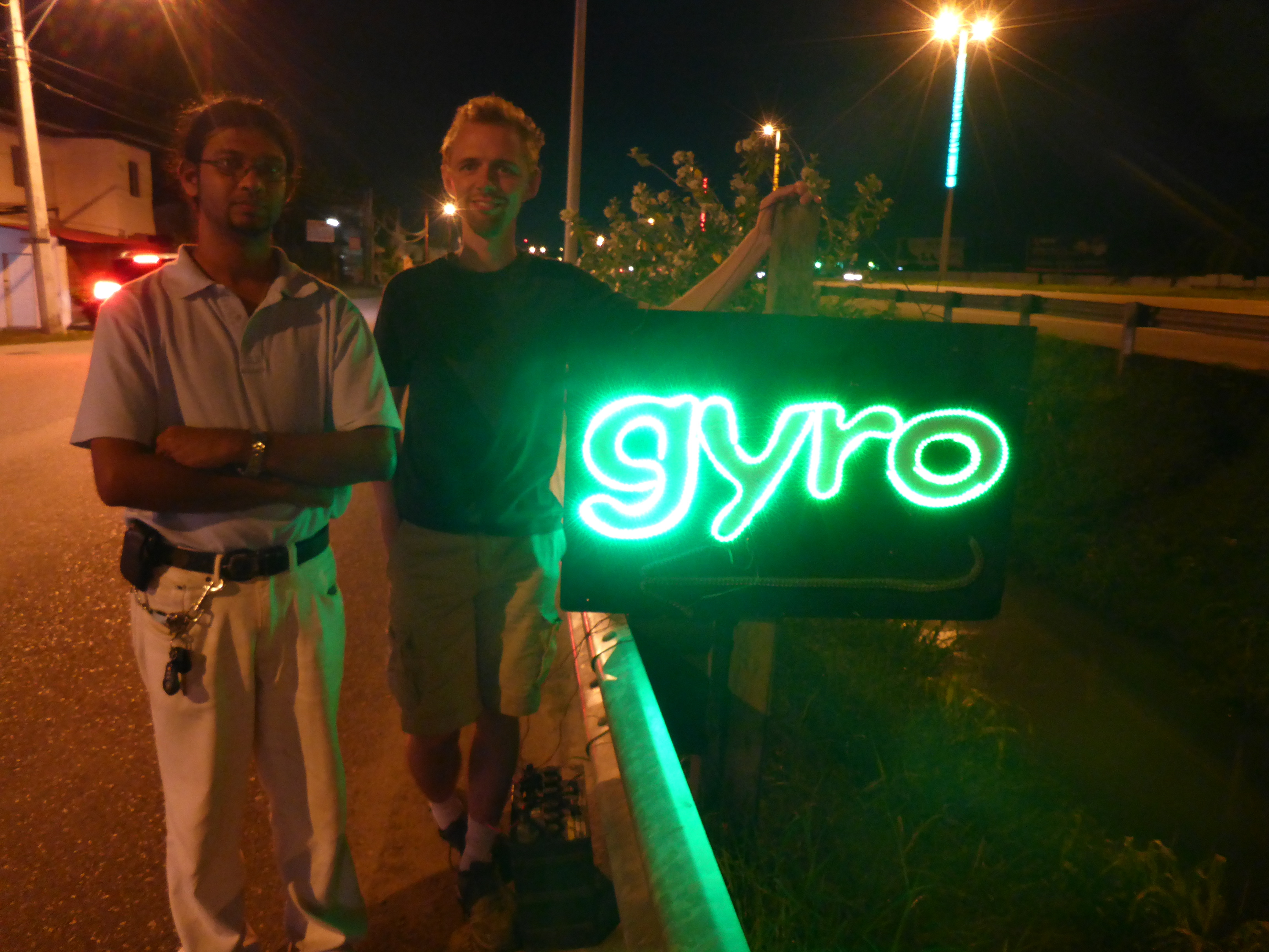 Karl and Ryan celebrating successful experimental infection