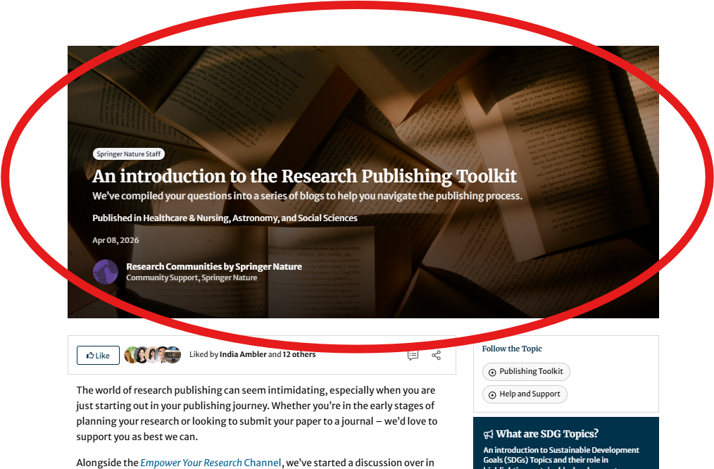 An example blog post displaying where the ‘Poster’ image will be displayed. It is behind the title and not in the main body of text.  