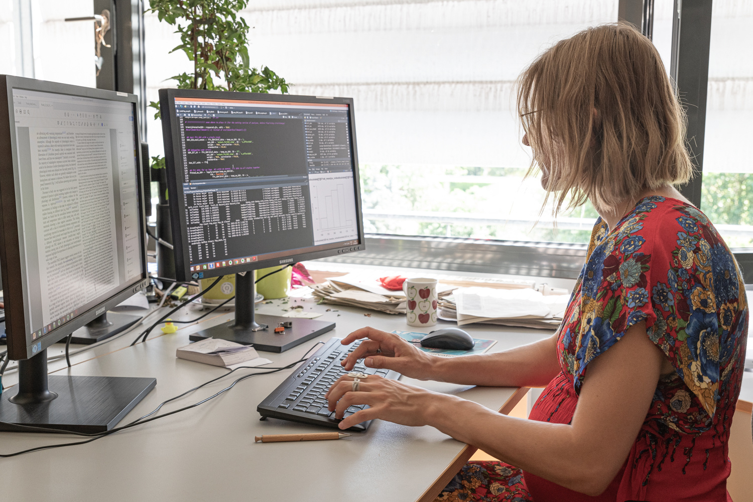 Leading author of the paper. Photo credit: J Zwilling