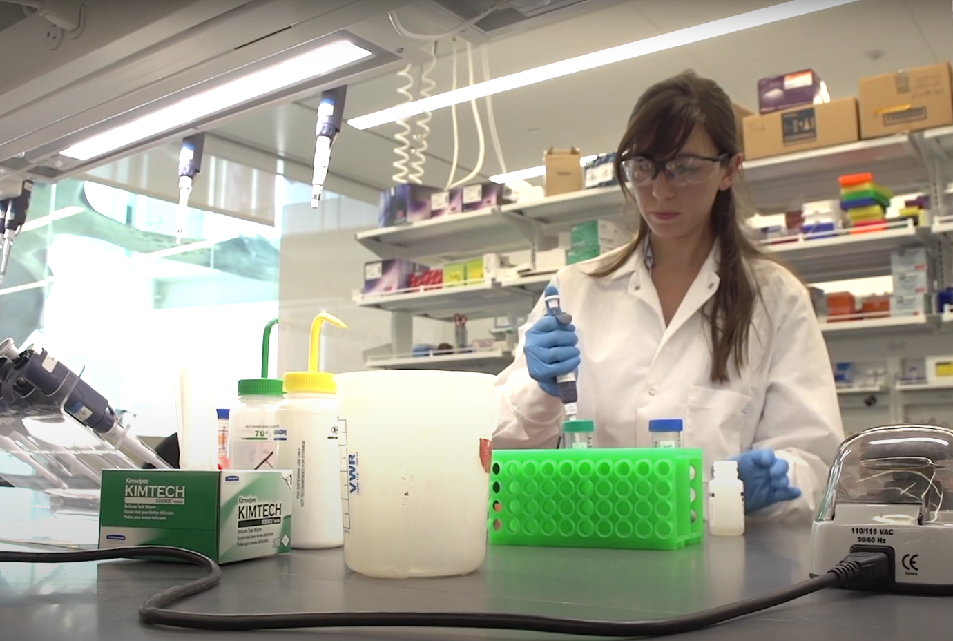 Giorgia Auteri in the lab