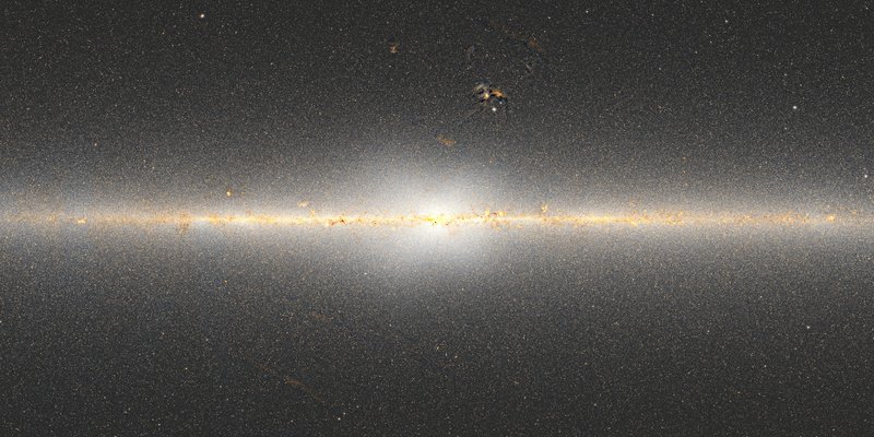 Milky Way Galaxy as seen by the WISE infrared telescope