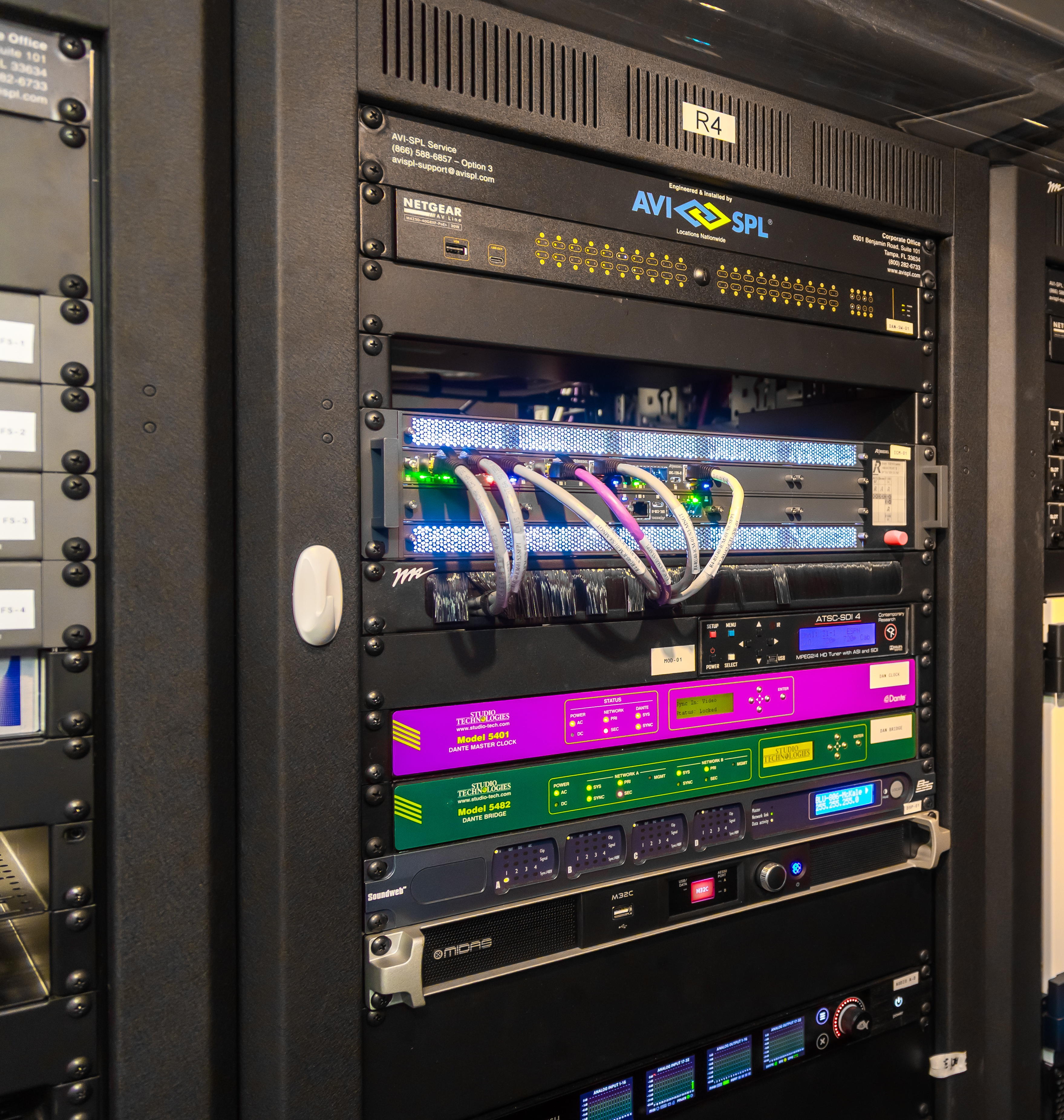 Riedel Artist 1024 intercom matrix