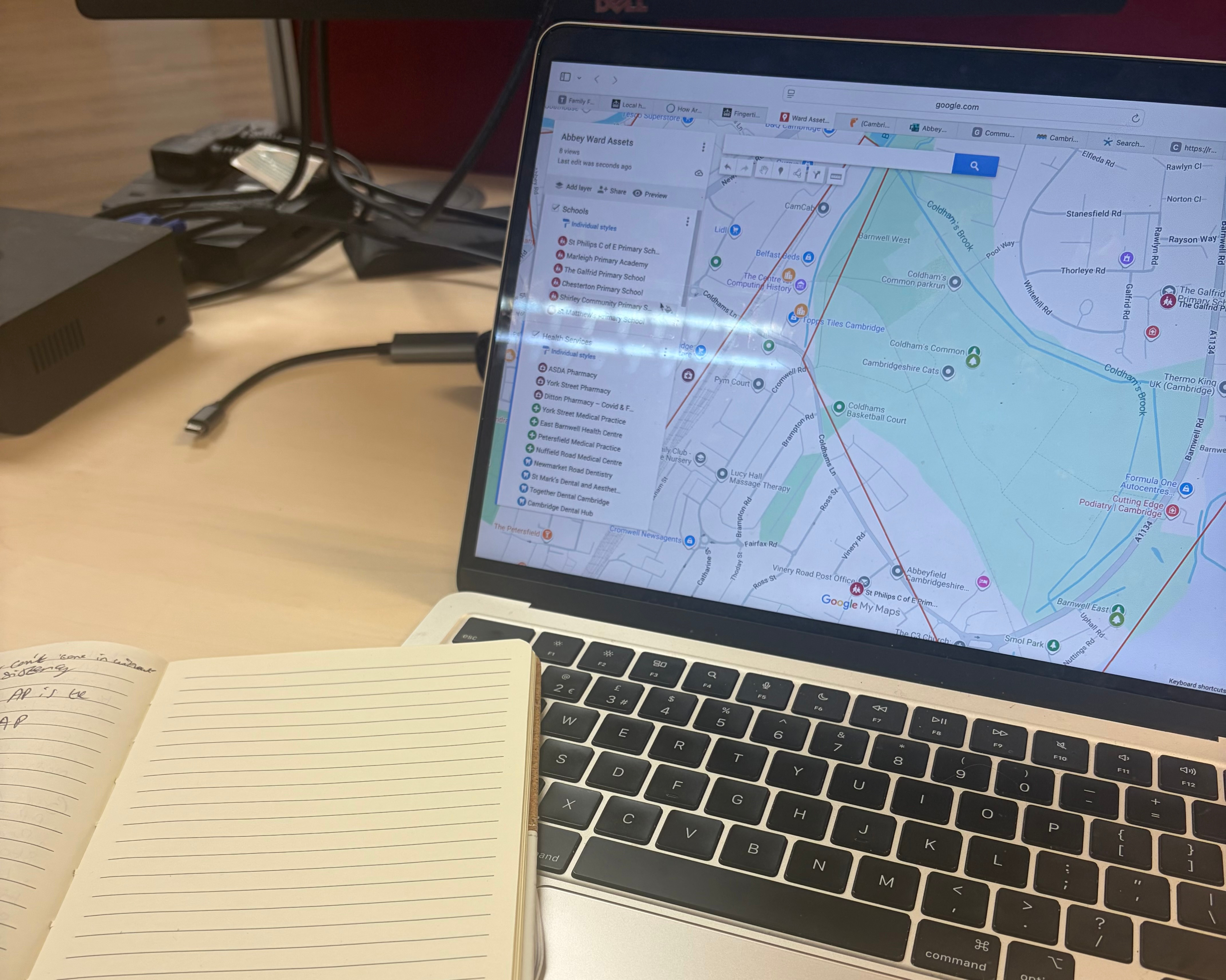 Initial research and asset mapping of Abbey
