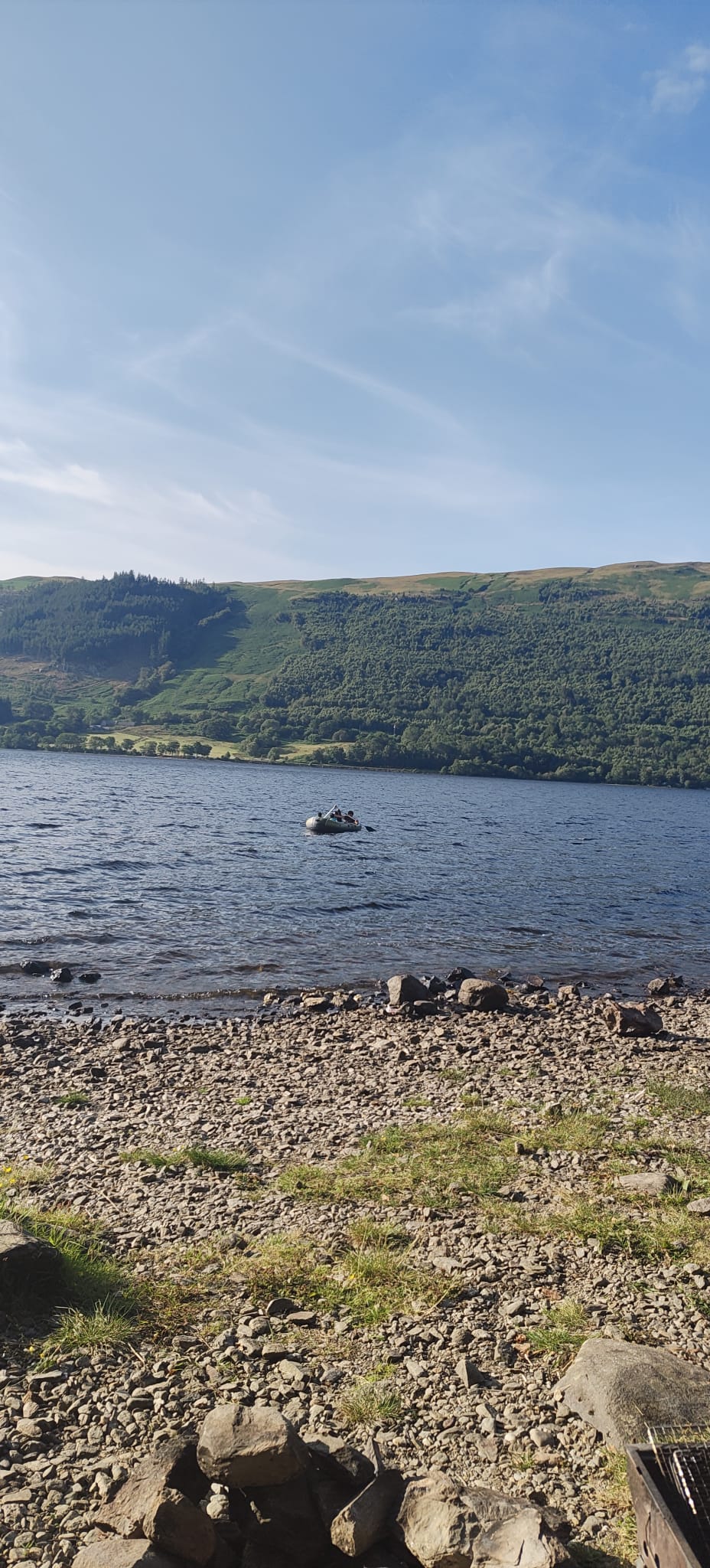 A family day out at Loch Earn, enjoying a barbecue by the water, good food, a boat ride across the loch, and spending far longer in the water than originally planned. (Picture courtsy of my sister 21/07/2026)