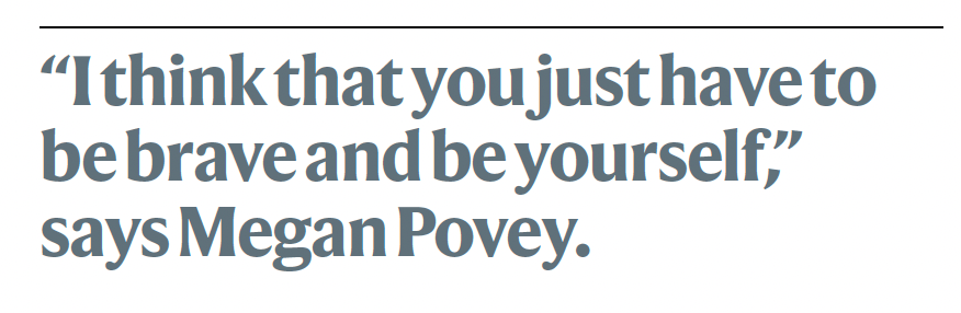 A quote by Dr. Megan Povey