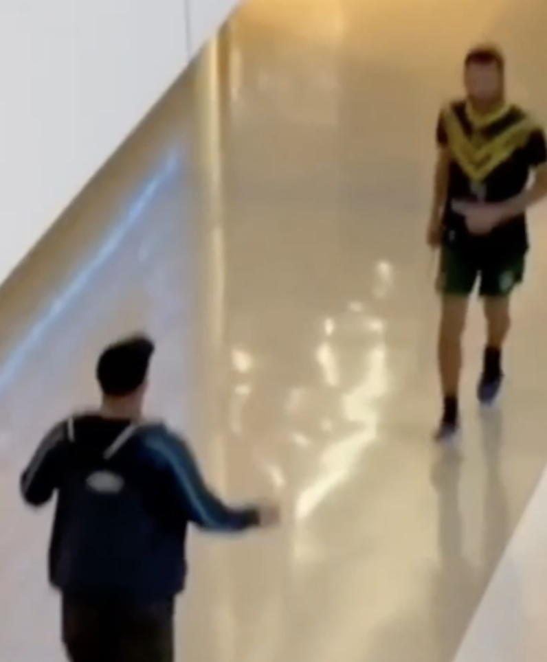 Bondi Junction - Joel Cauchi confronted by Timothy Lynch