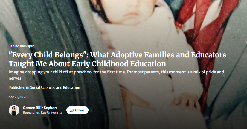 "Every Child Belongs": What Adoptive Families and Educators Taught Me About Early Childhood Education