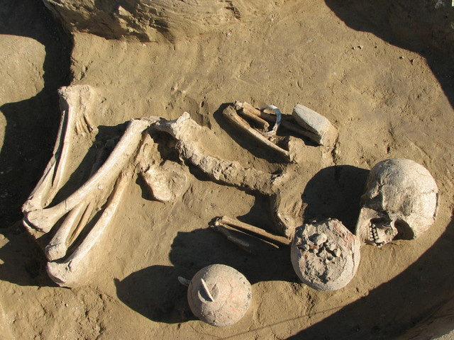 Middle Neolithic grave from Szederkény (Hungary).