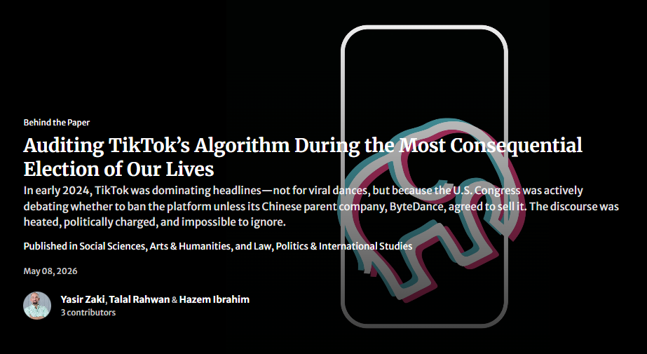 Auditing TikTok’s Algorithm During the Most Consequential Election of Our Lives