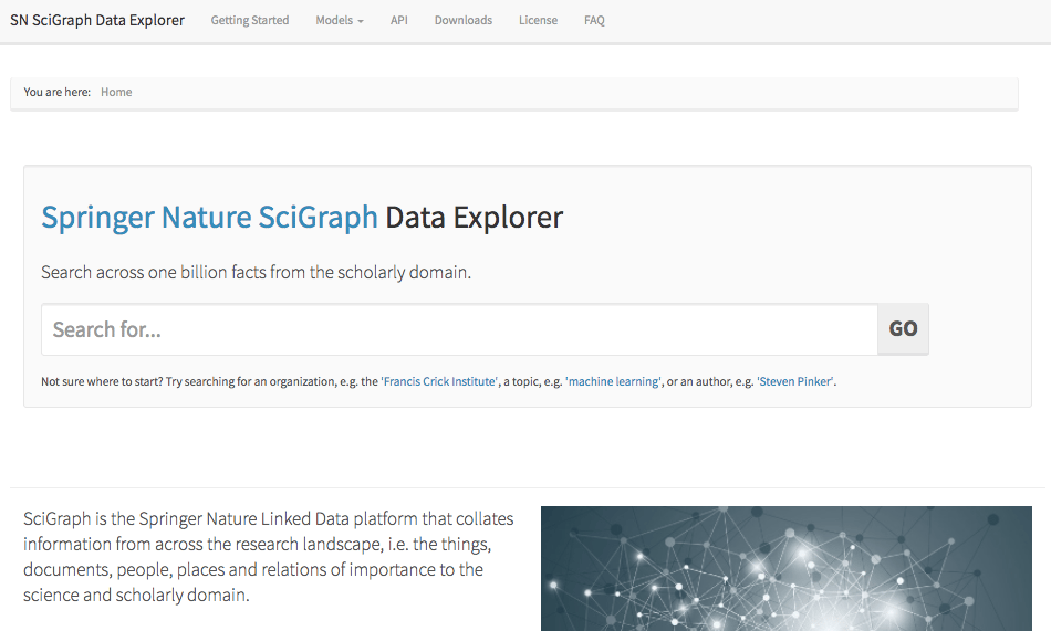 SciGraph Data Explorer SciGraph Data Explorer
