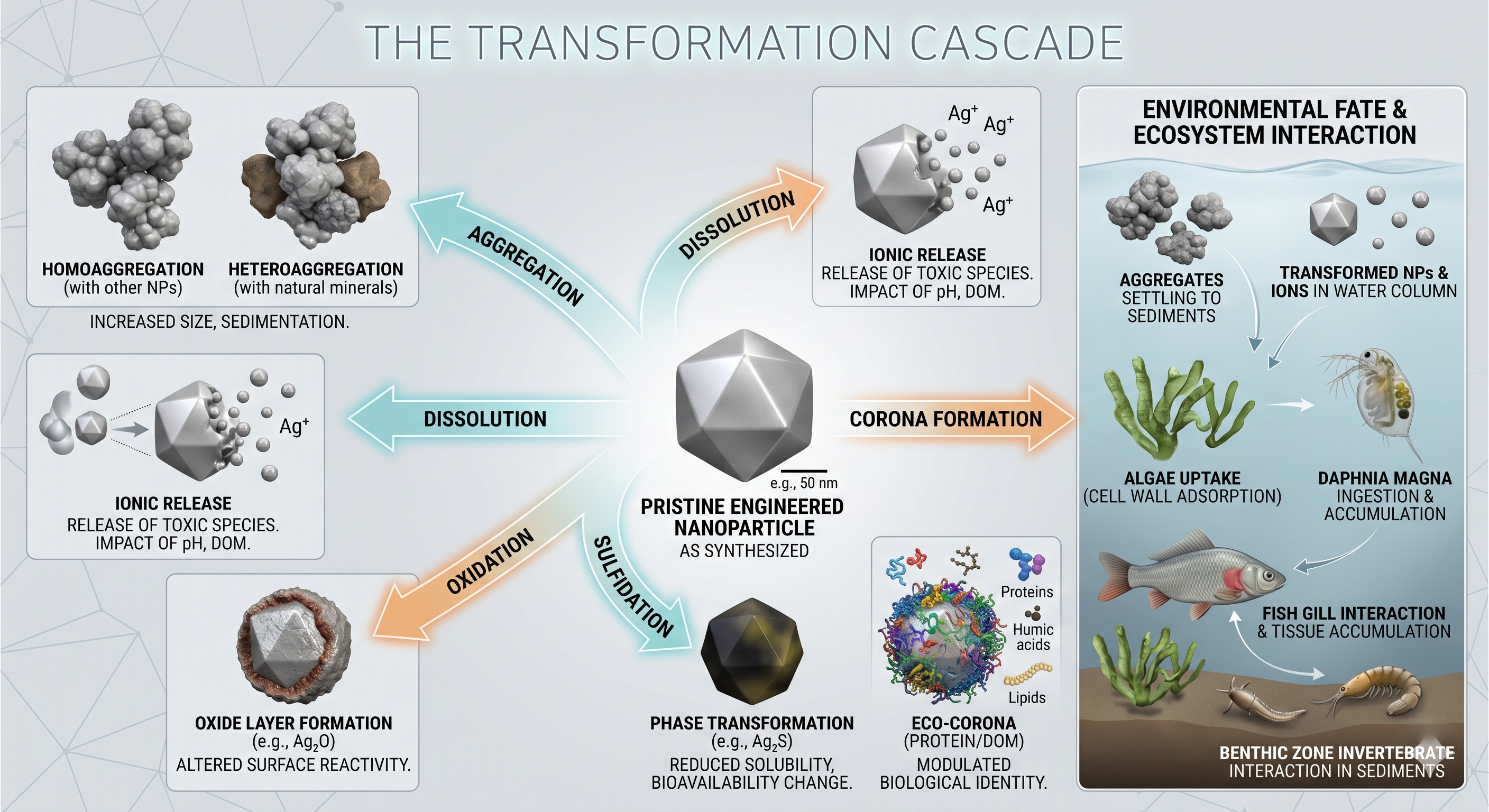 Nanoparticle Transformation Cascade