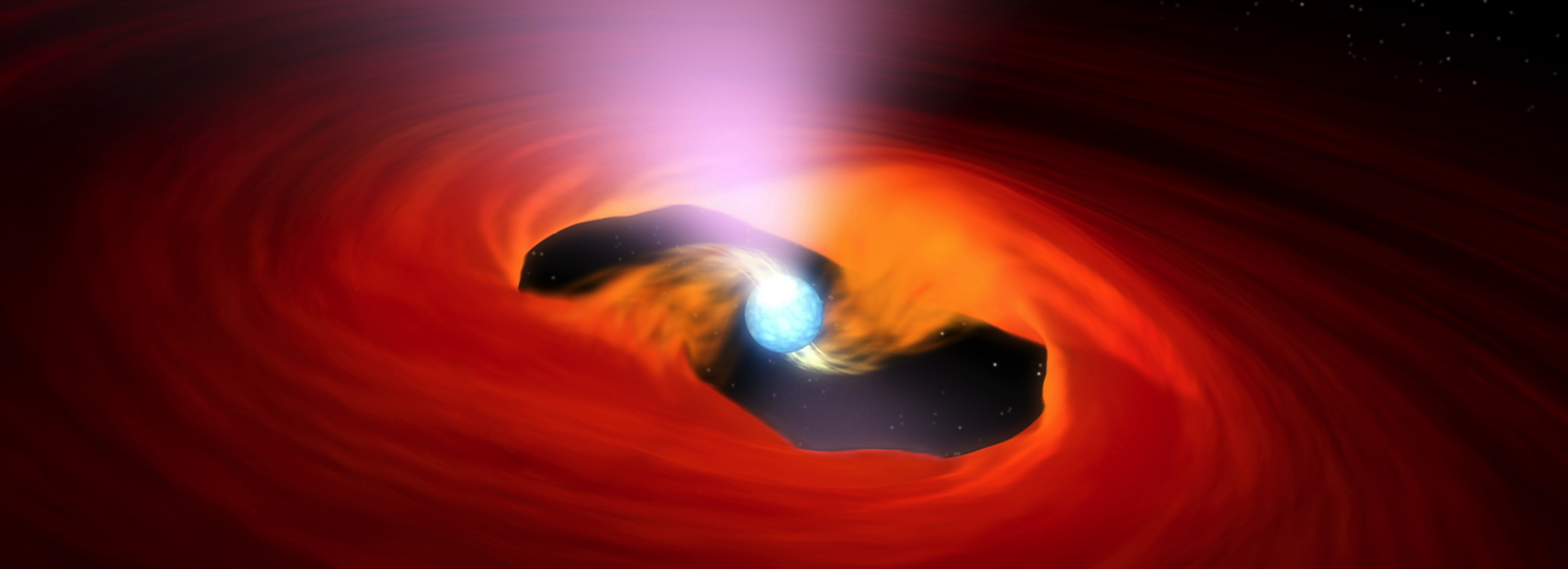 An artist’s impression of a neutron star powering a ULX An artist’s impression of a neutron star powering a ULX