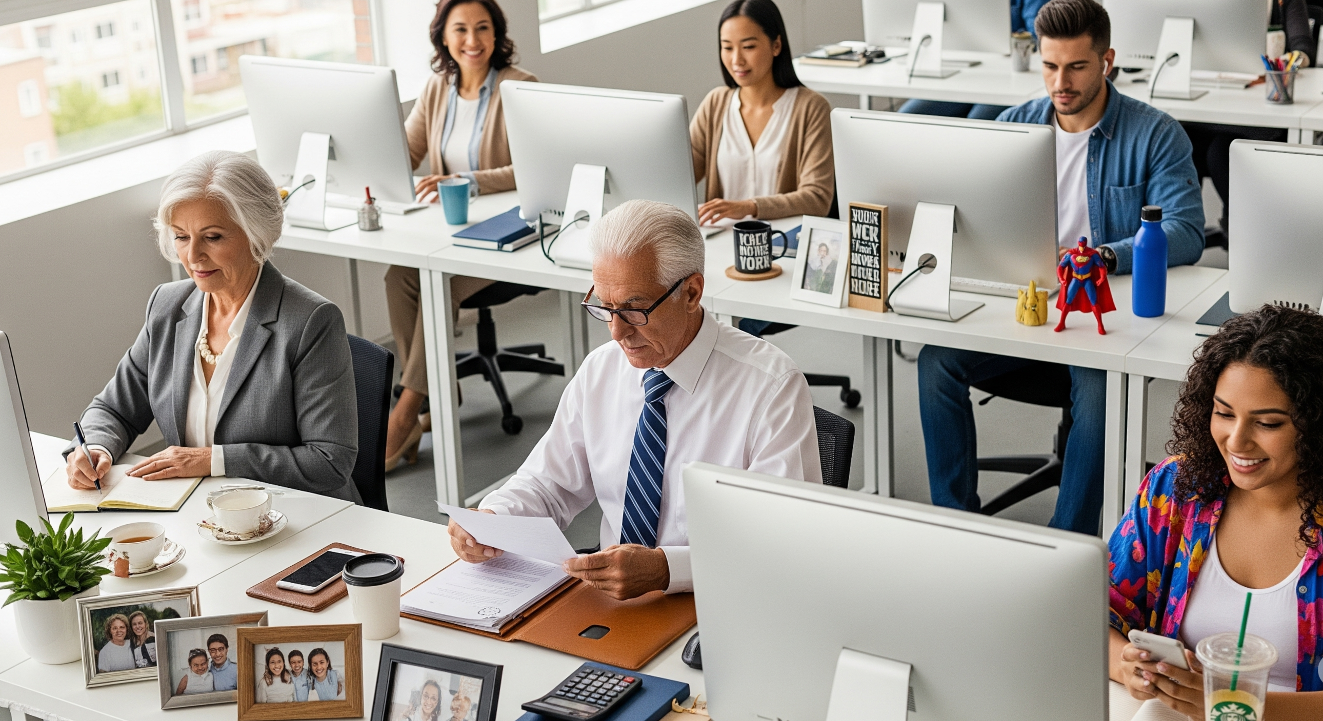 Ambiente de trabajo multigeneracional