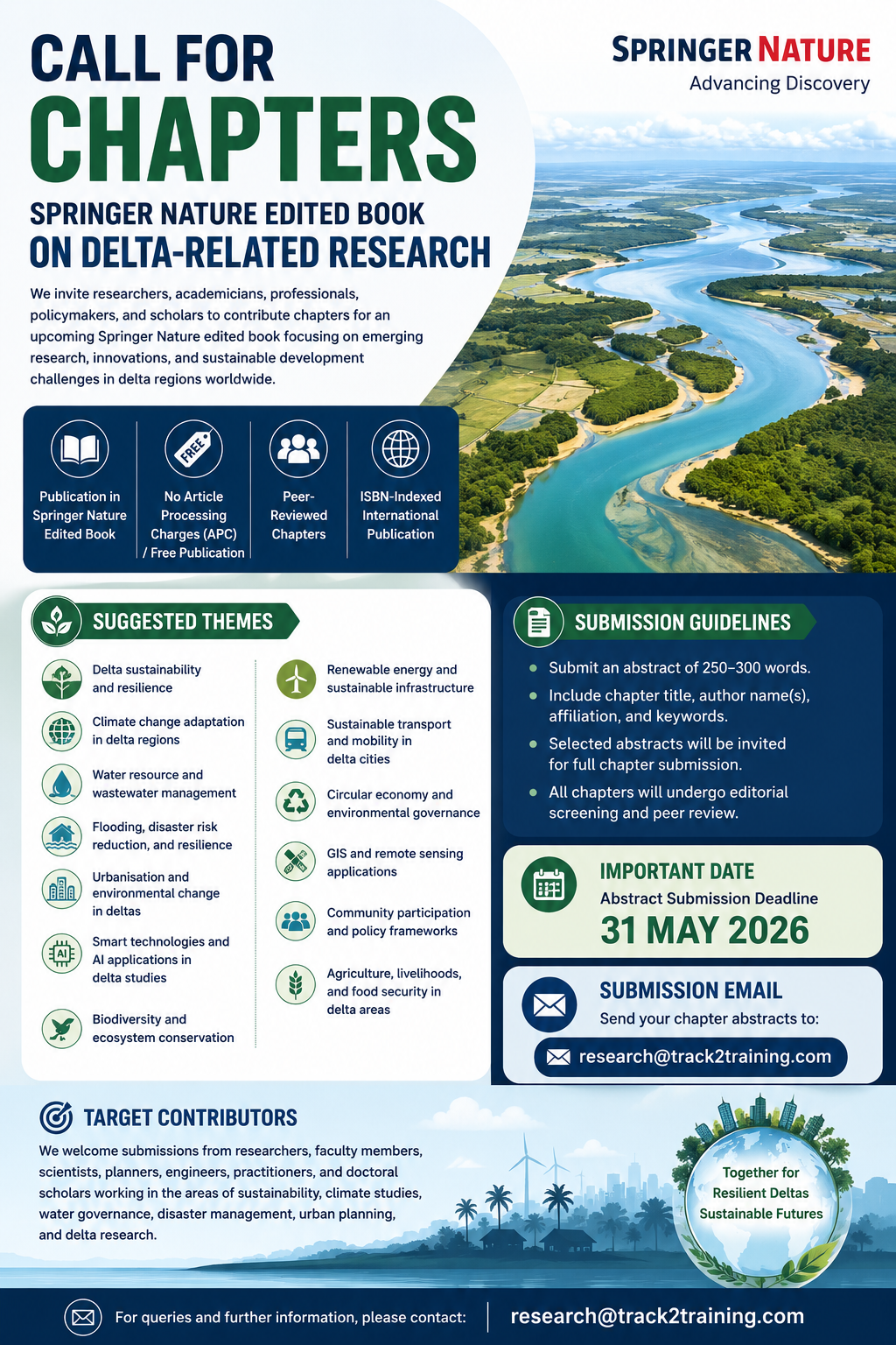 Call for Chapters | Springer Nature Edited Book on Delta-Related Research