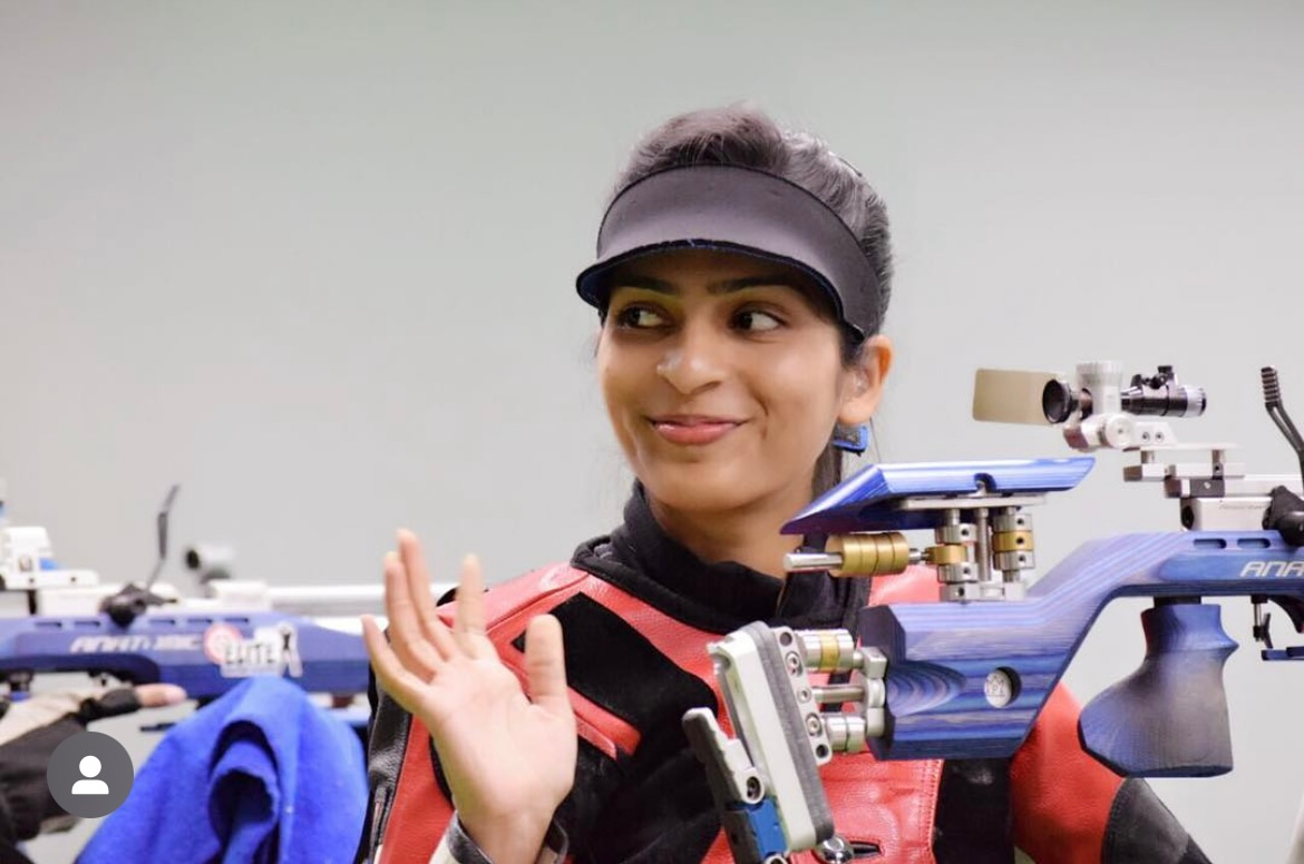 Clicked during one of the final match rounds of a regional shooting championship in India 