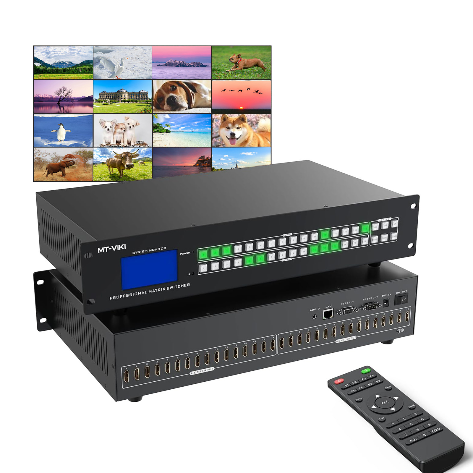 hdmi matrix 16x16 4k 30hz