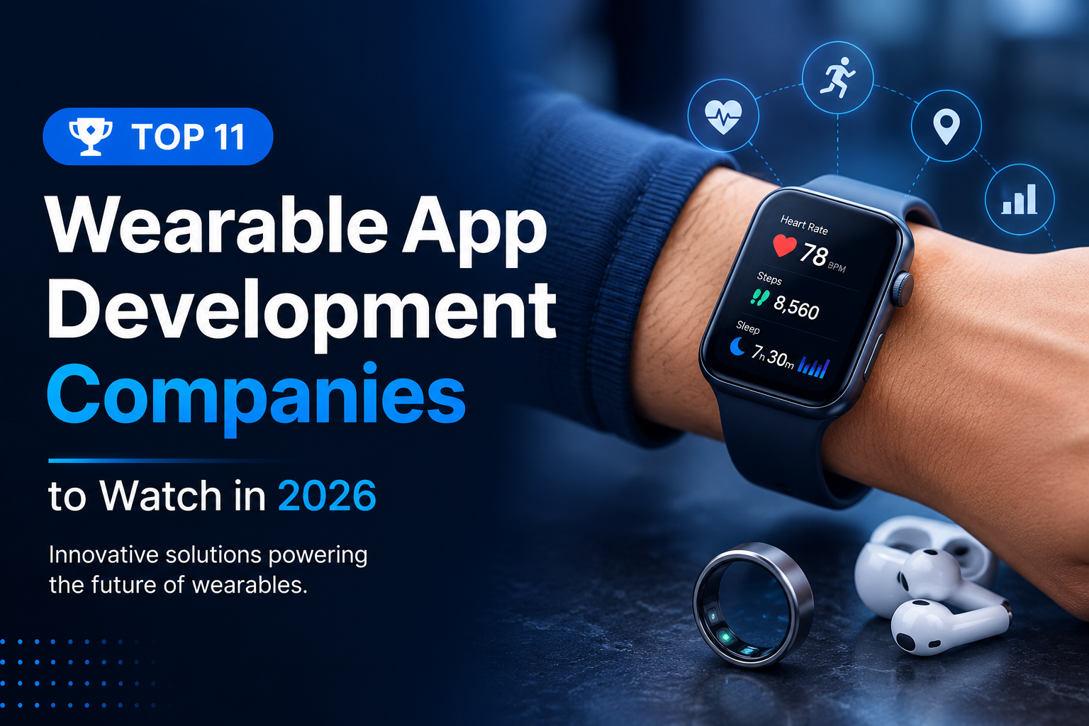 Top 11 Wearable App Development Companies to Watch in 2026
