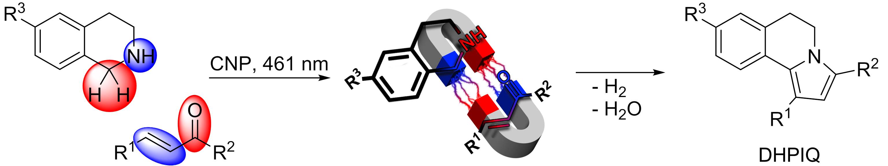 The scheme of the mechanism of the DHPIQ synthesis