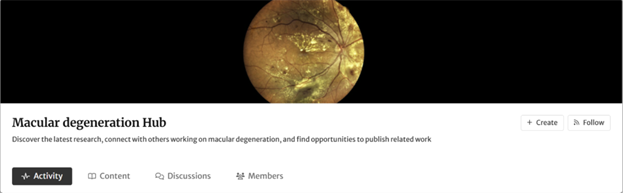 The Macular degeneration Hub  