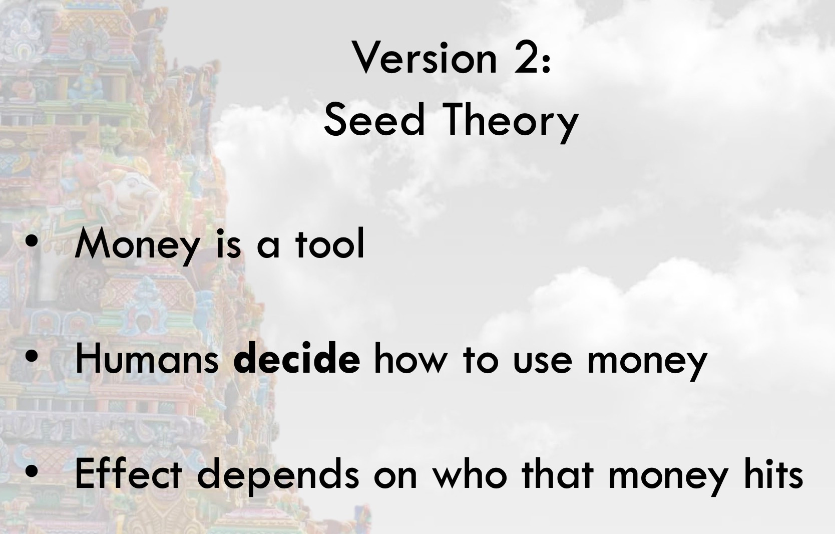A seed model of modernization theory 
