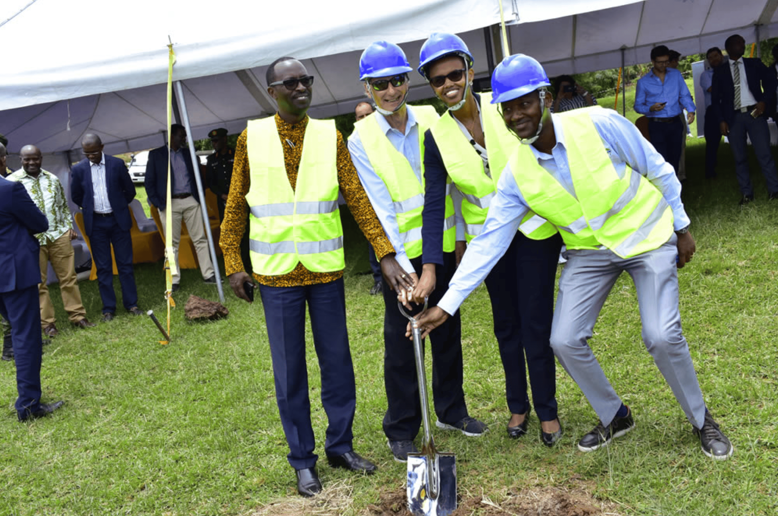 K56's Ground-breaking ceremony with Lord Laidlaw