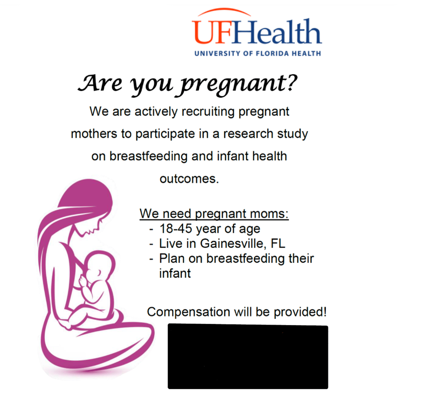 Recruitment flyer for the BEACH study