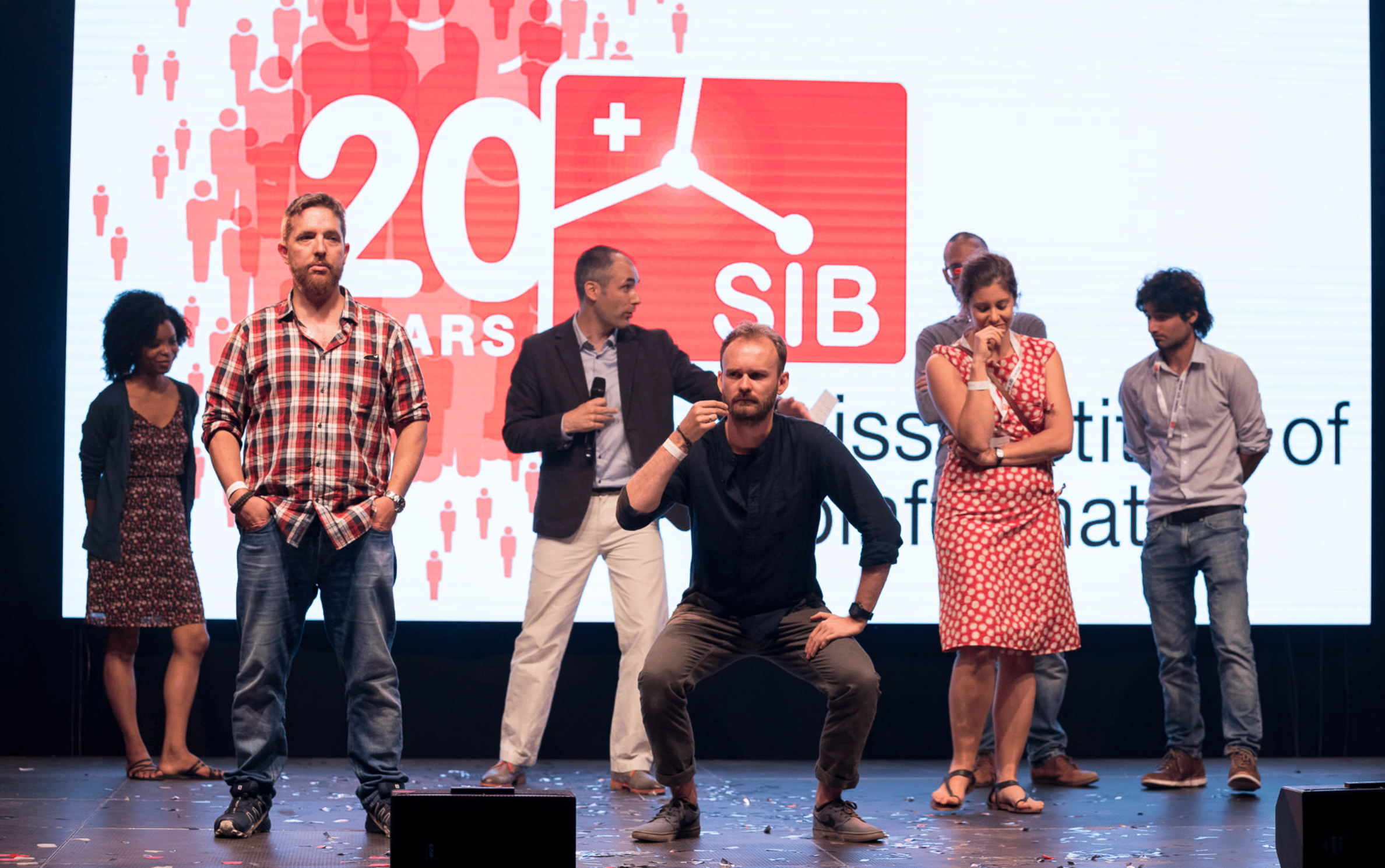 David Dylus performing on stage