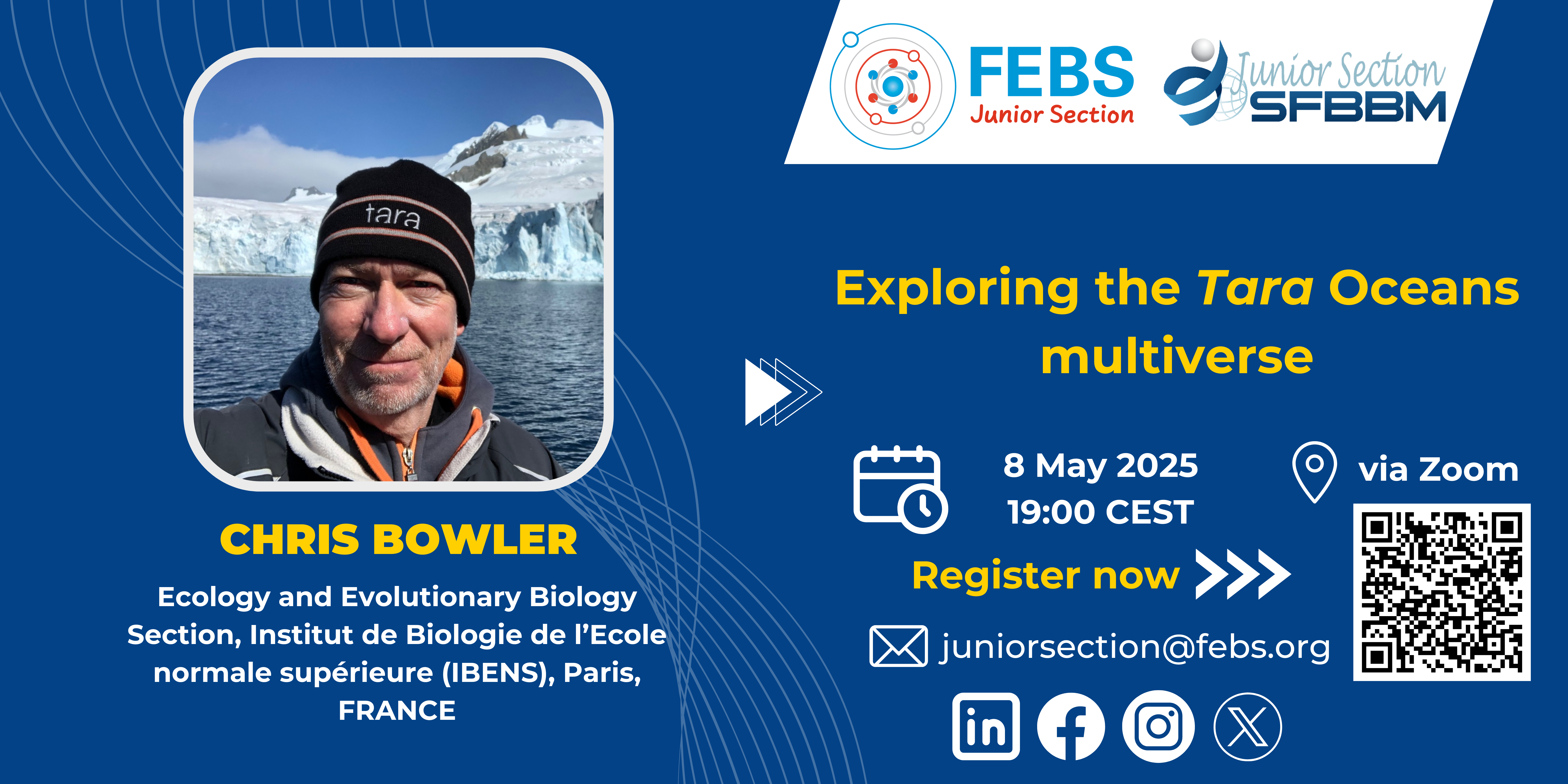 Banner of Chris Bowler talk