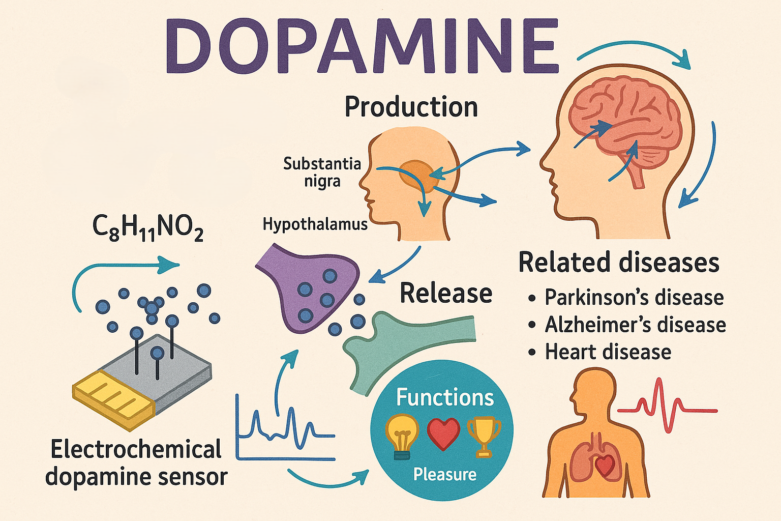 Dopamine neurotransmitter determination using a graphite sheet–graphene nanosensor. Springer Nature