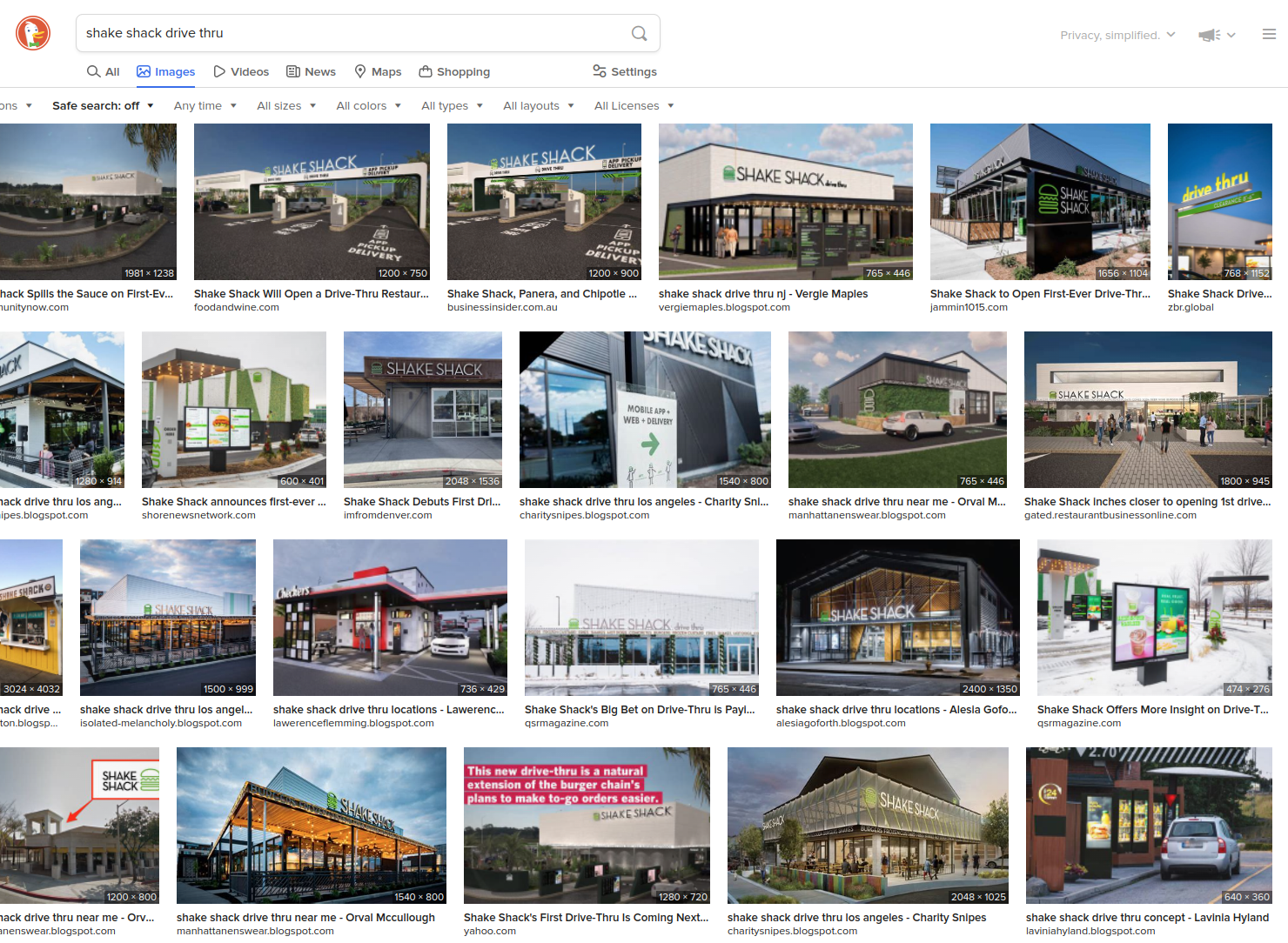 shake shack drive thru