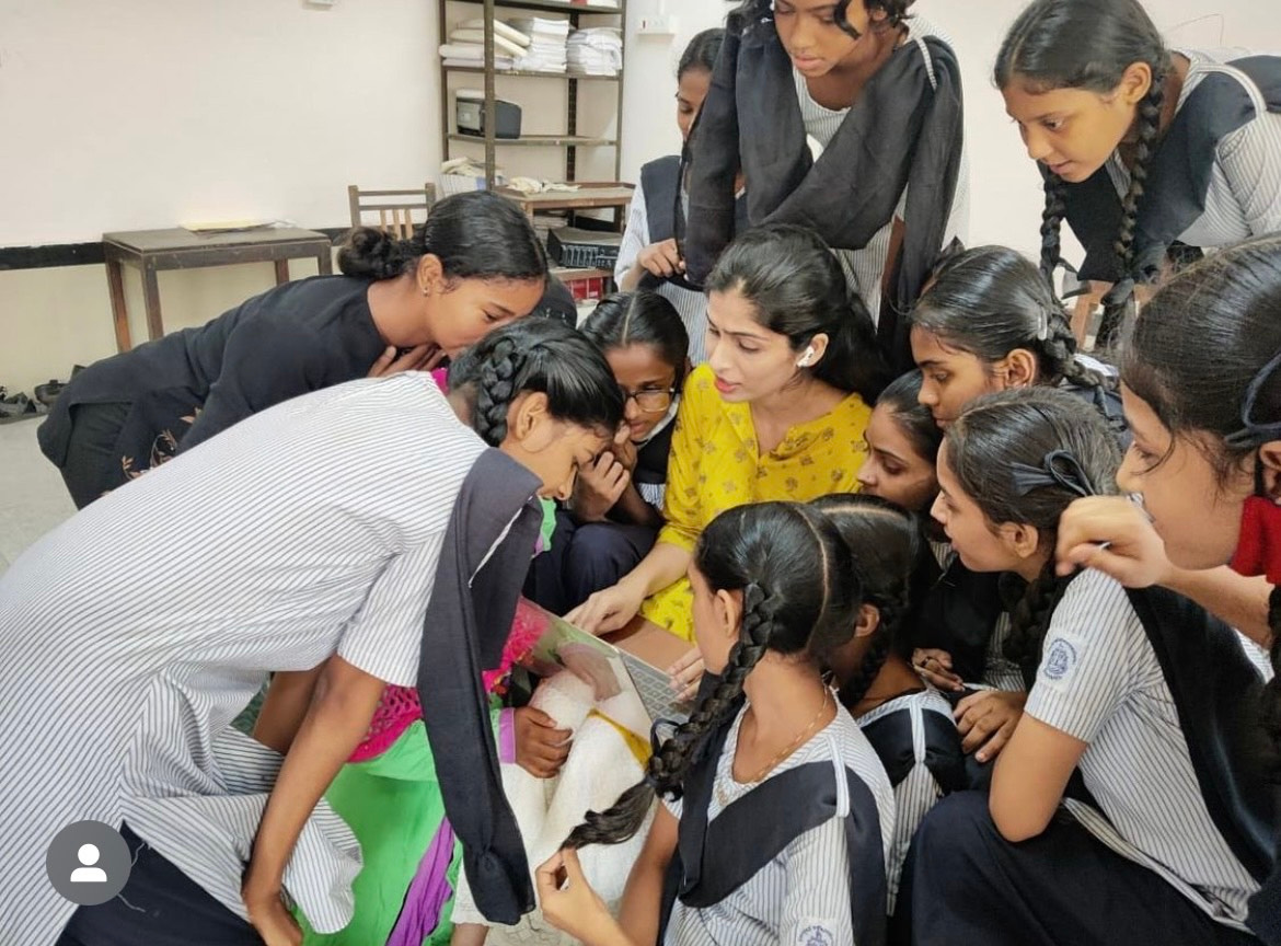  Clicked during one of the many NGO programs which we run with local schools in India, focusing on girl education and empowerment 
