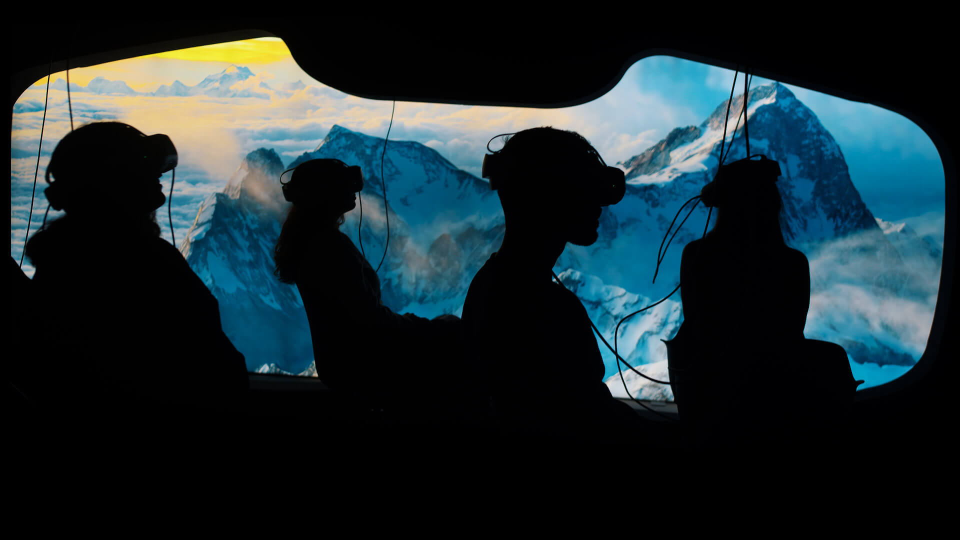 People using VR headsets at Alfa5 Barcelona