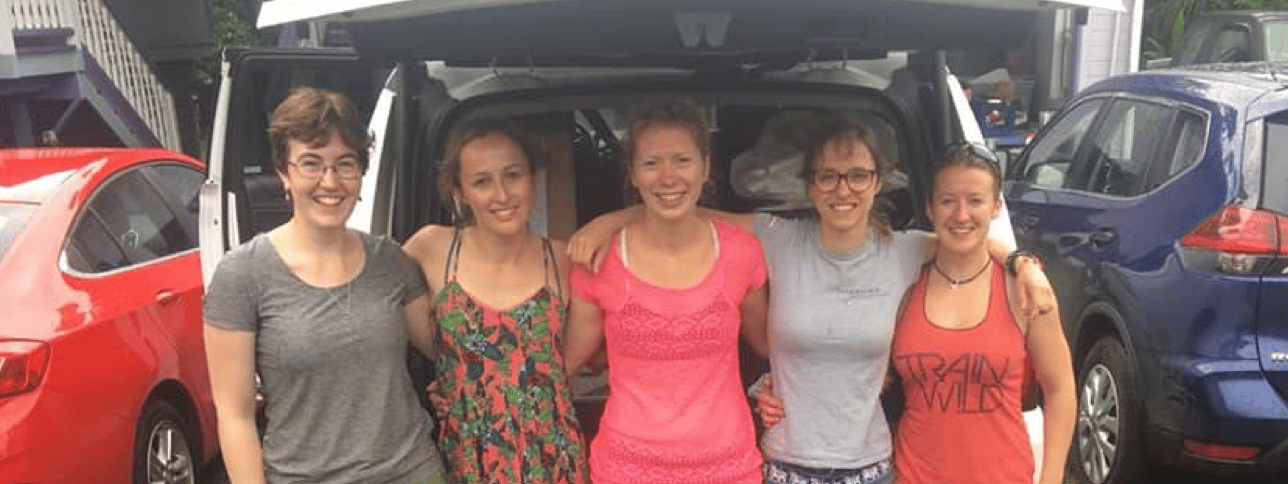 A picture of the team of scientists who carried out sampling of the volcanic plume and volcanically-perturbed atmosphere downwind during the 2018 eruption of Kīlauea Volcano