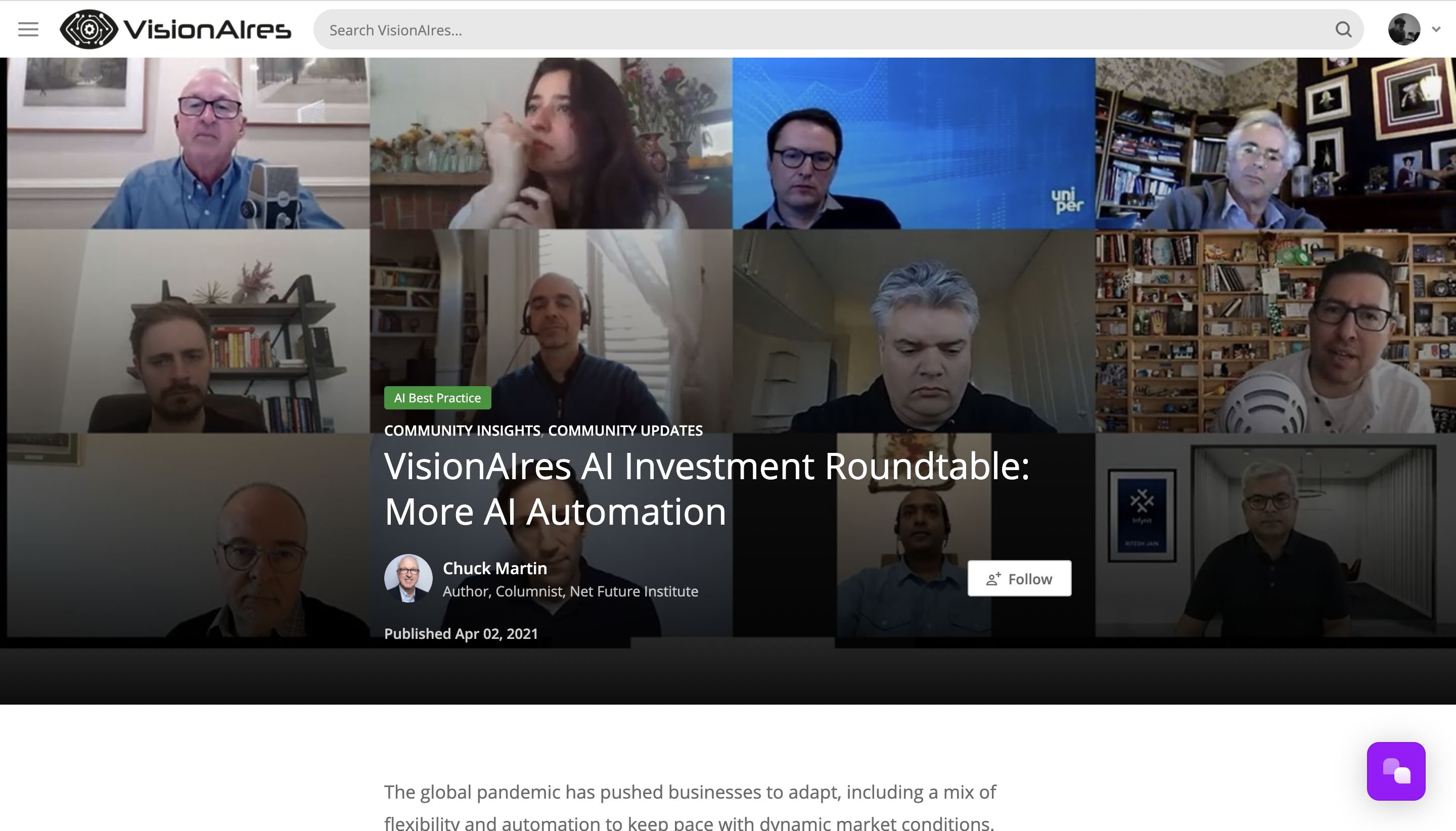 VisionAIres Roundtable