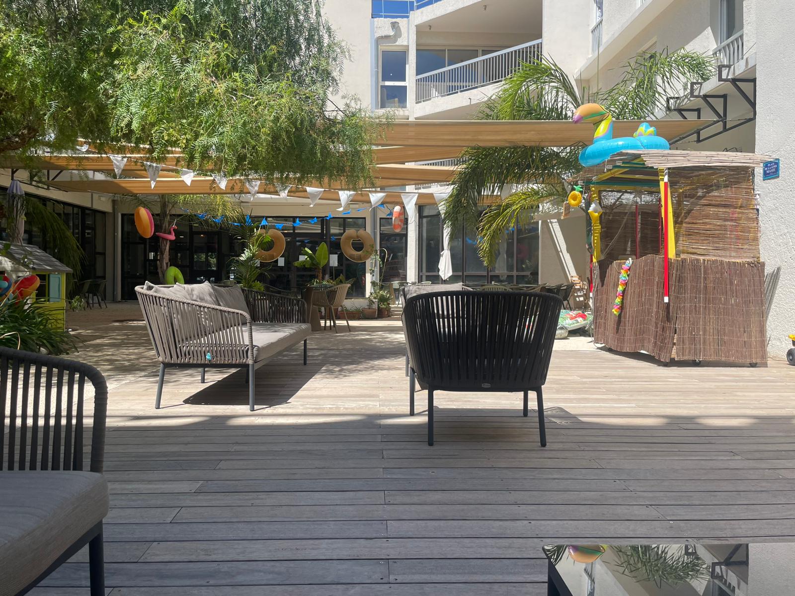 Outside at Les Jardins d'Haiti