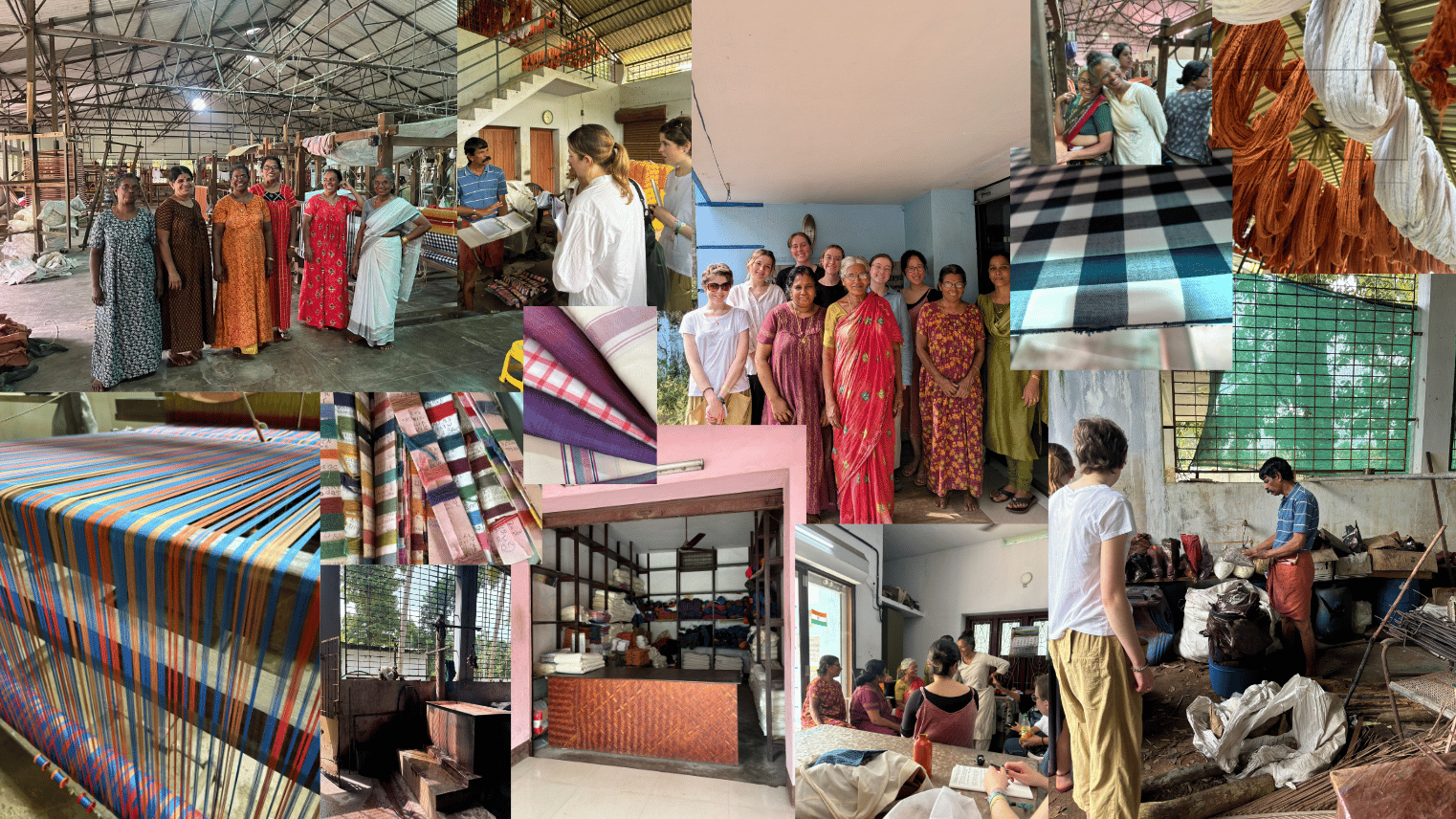 A collage from our time with Save the Loom!